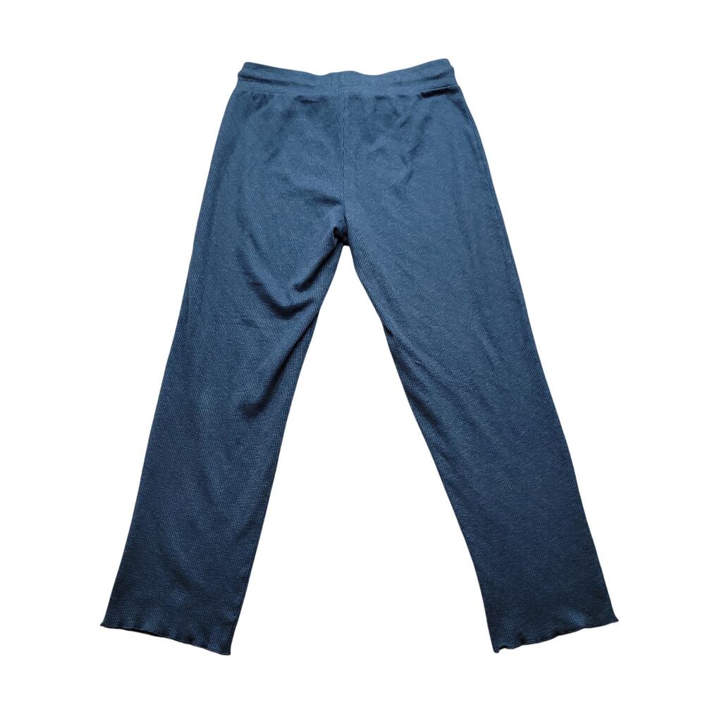 Eddie Bauer Womens Small Blue Waffle Knit Pajama Pants Sleepwear Lounge - Picture 2 of 7
